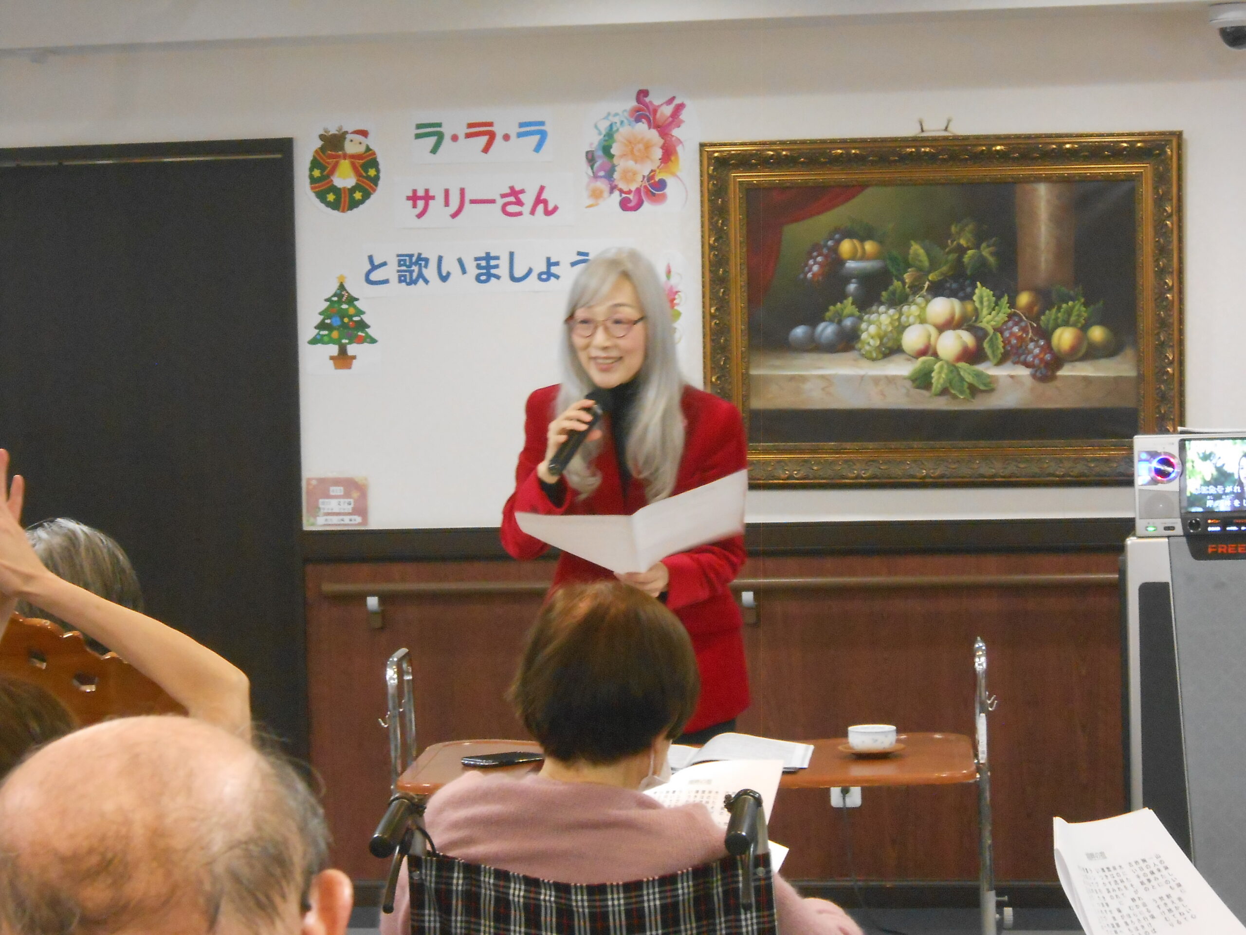 サリーさんとはクリスマスソングも歌いました