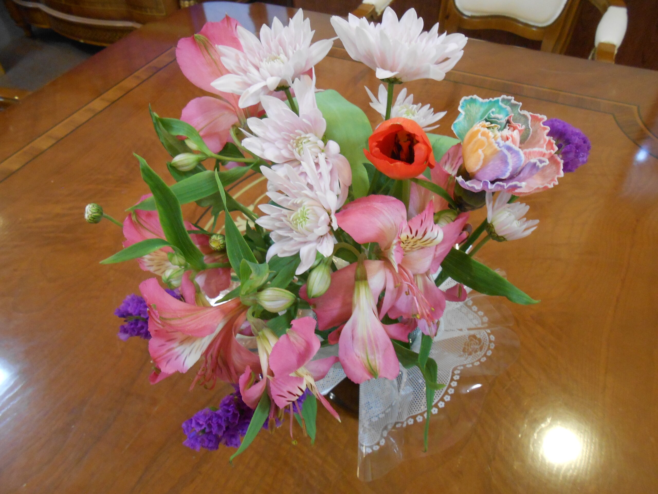 1月の教室(音楽・フラワー・書道)