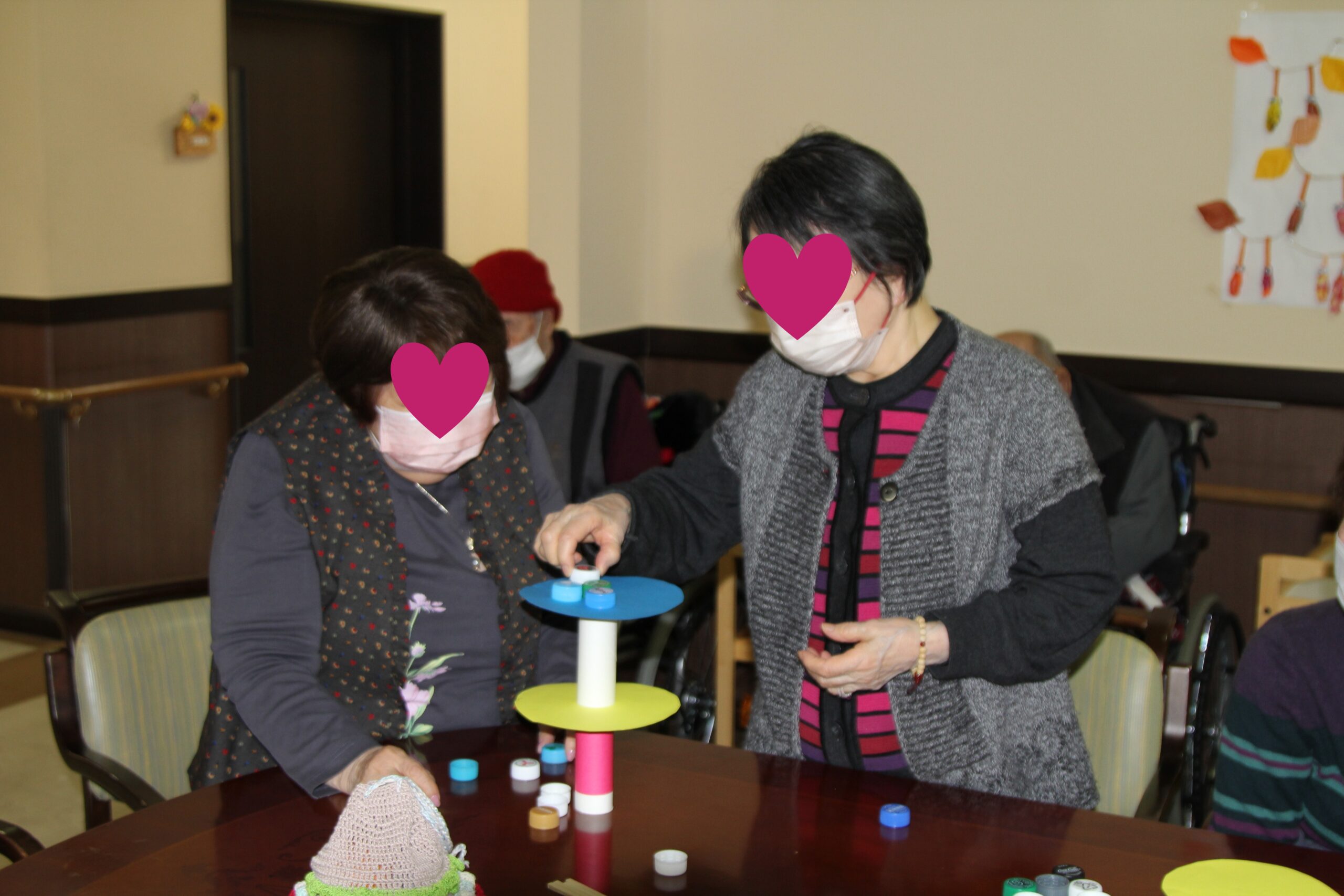 立って挑戦(ドキドキ!)