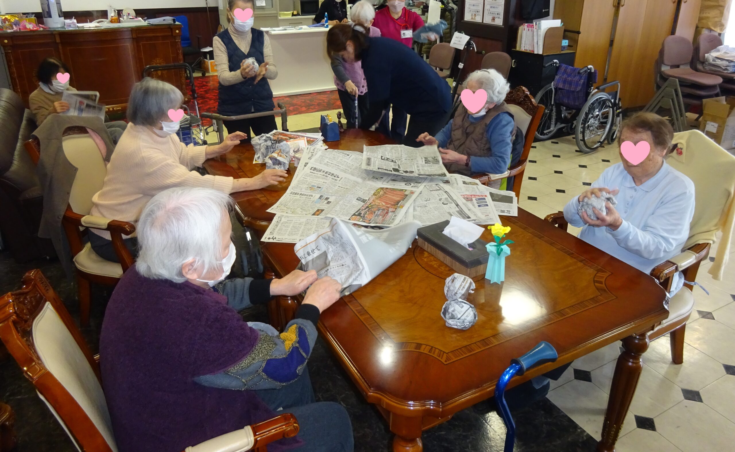 みんなで作るとたくさん出来ますね♪