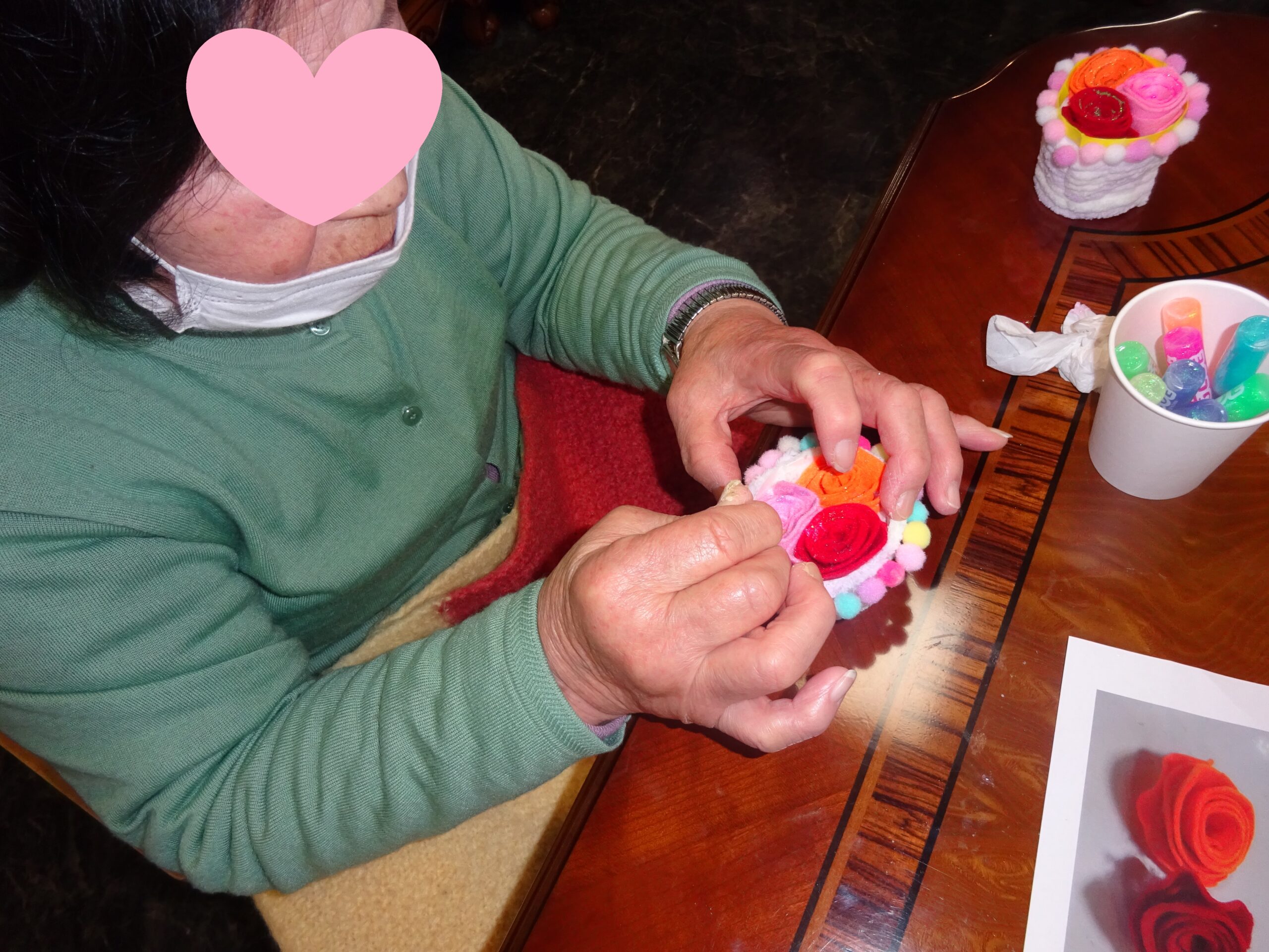 グリッターを付けたら一層キラキラに✨