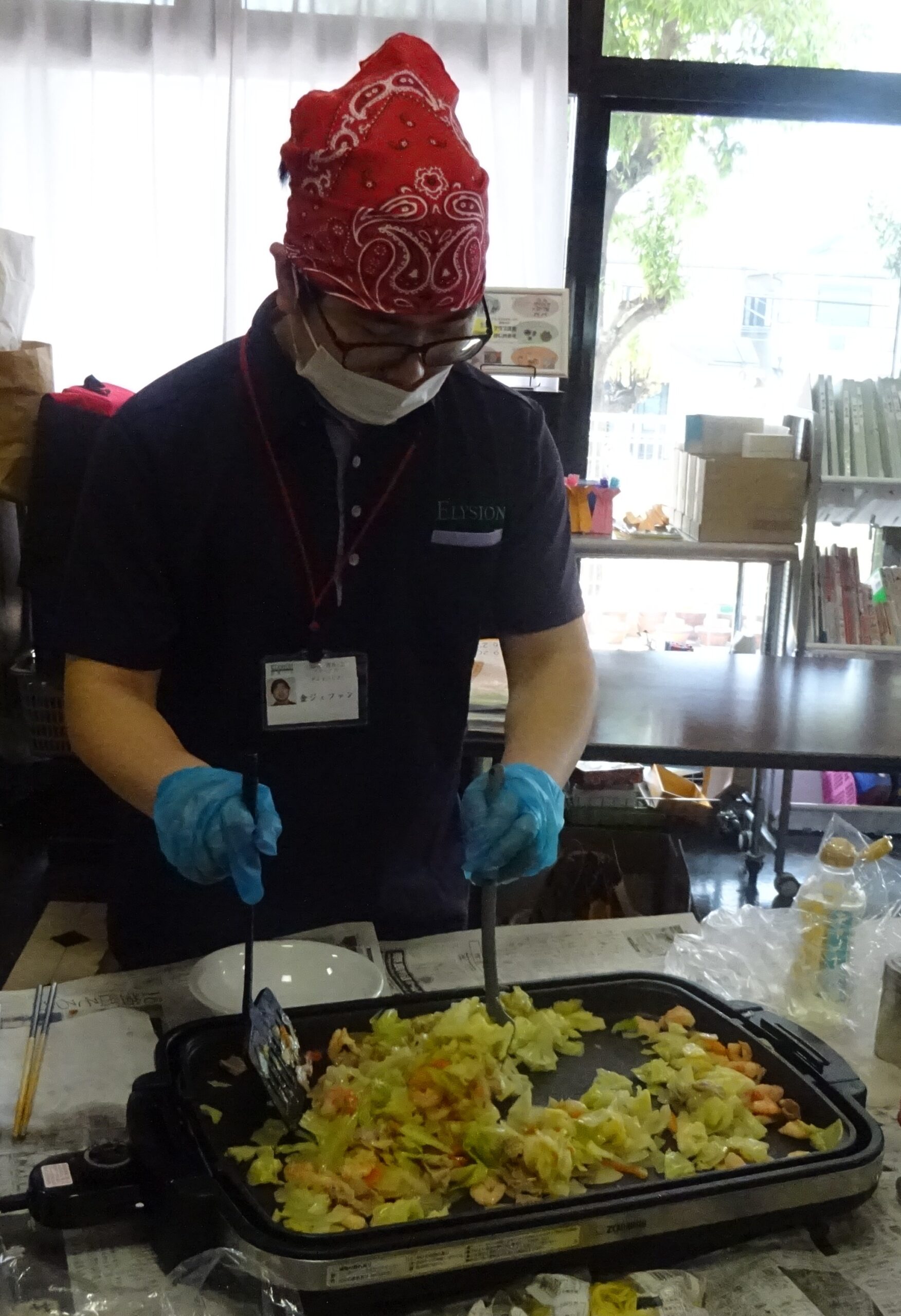 デイで焼きそばも焼いちゃいます🍳