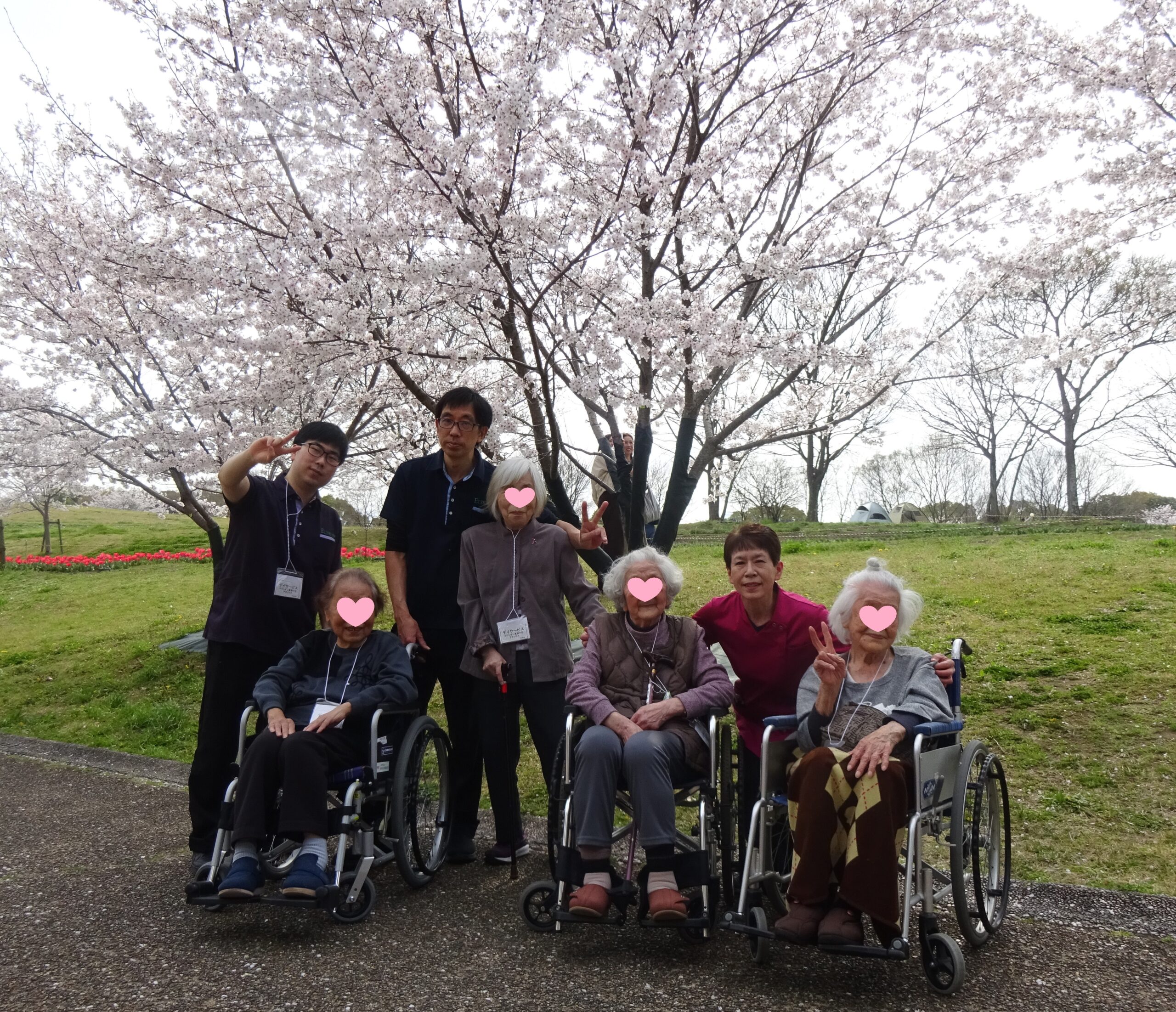 桜とともに皆さんの笑顔も開花しました(*^▽^*)