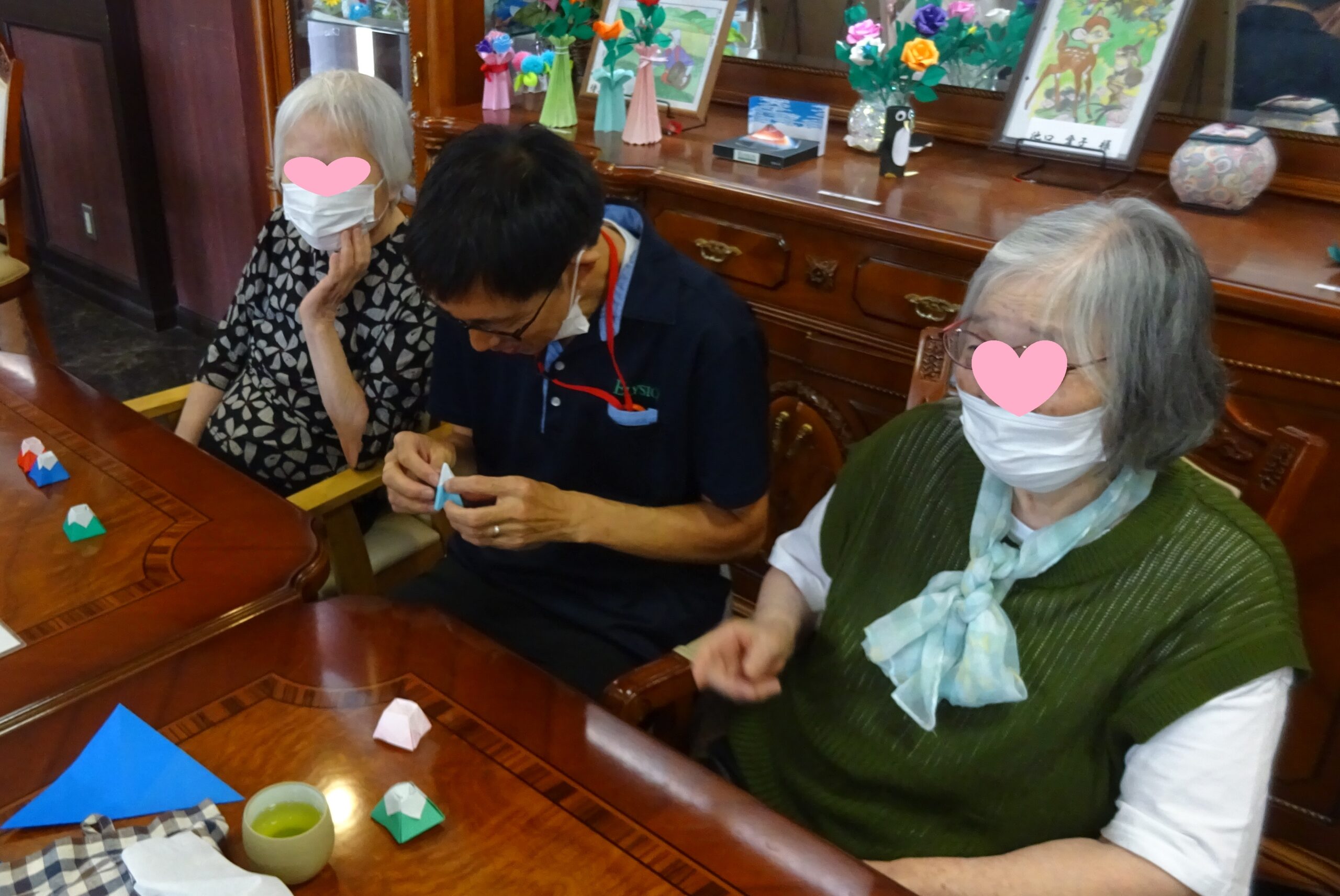難しい所は職員さんに頑張ってもらってます