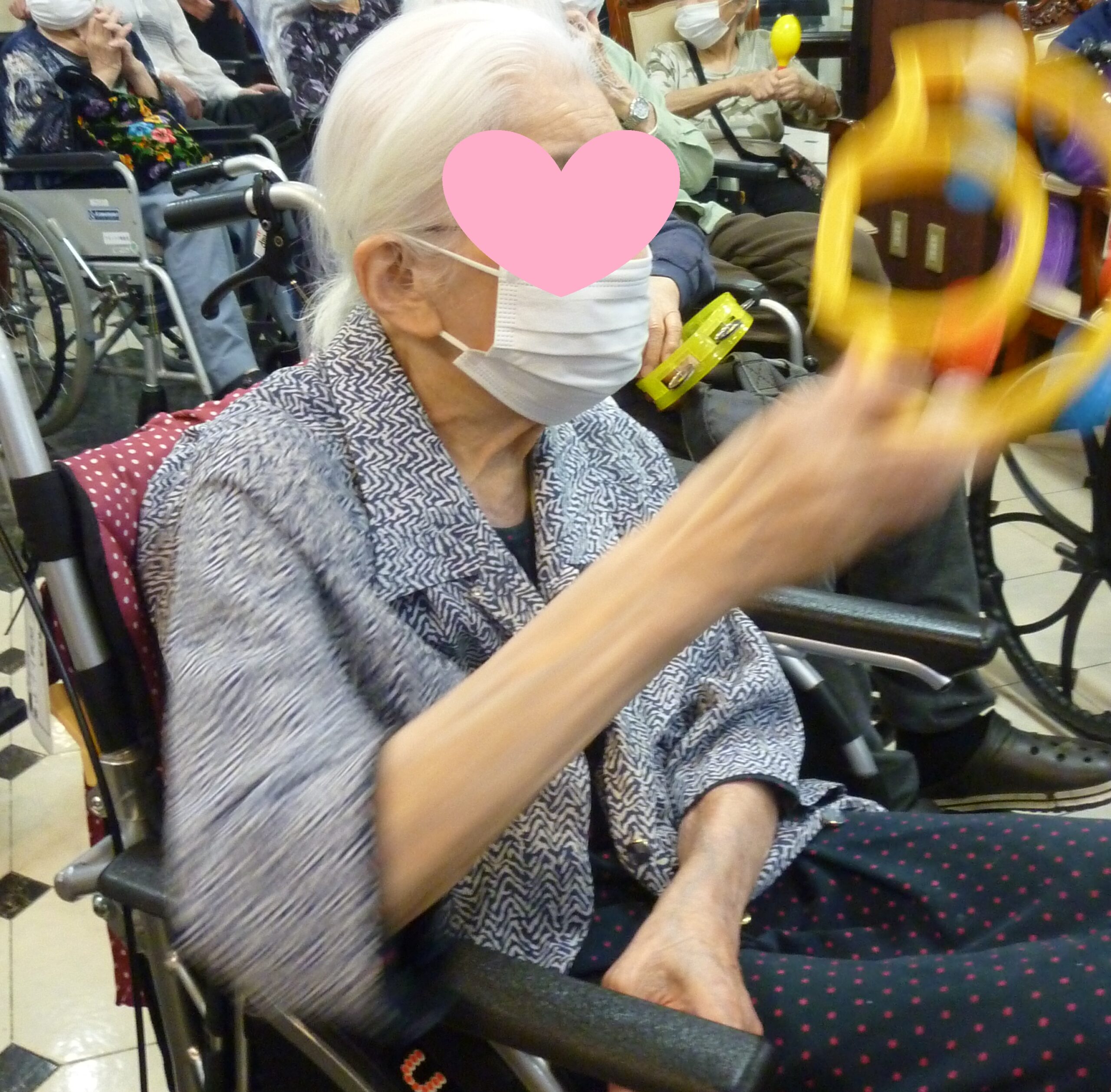盛り上がりました。１０２歳です。