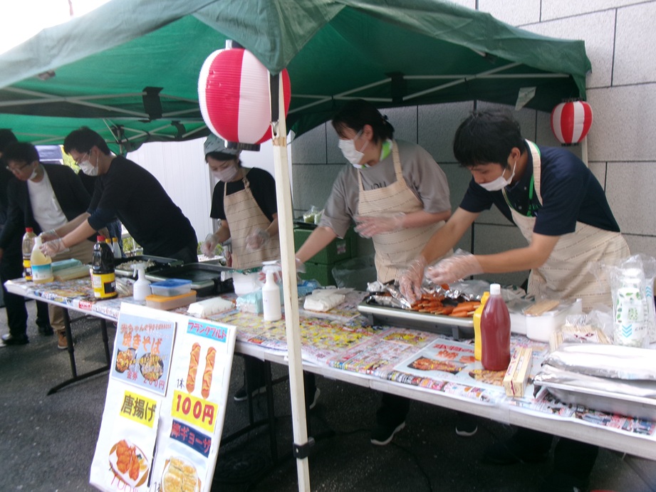 肝いりのお祭りメニューは　味で勝負！
